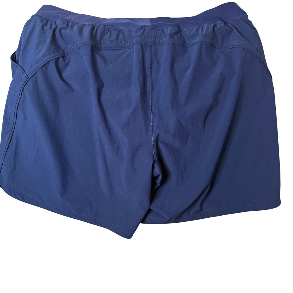 Lands End Plus Size 26W Quick Dry Swim Board Shorts Navy Blue Active Beach Pool